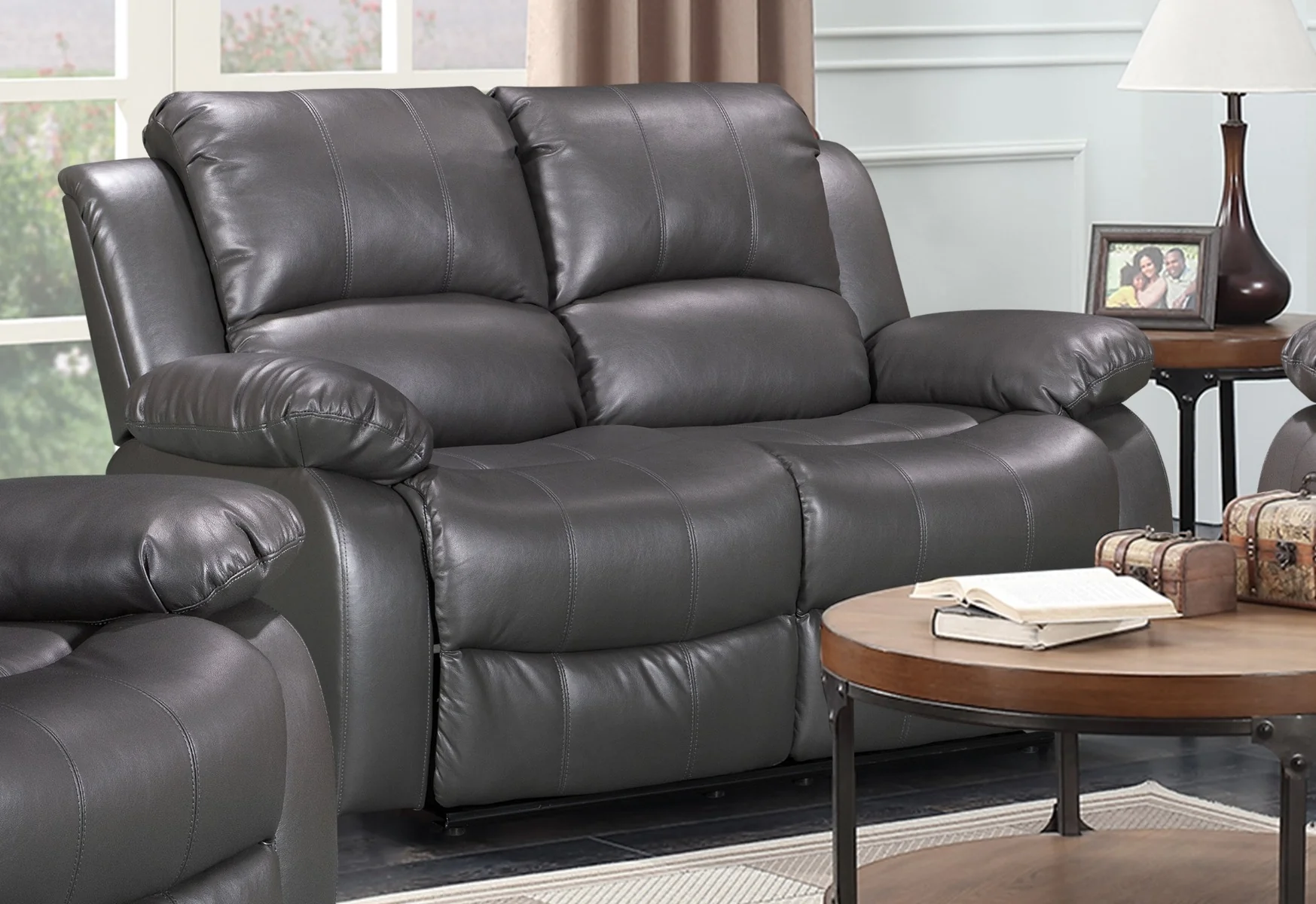 Faux Leather Recliner Sofas